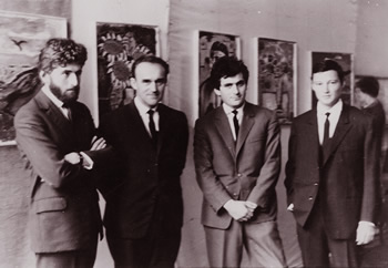 Tudor Tudan, Deliu Petroiu, Silviu Oravitzan și Vladimir Streletz, Lugoj, 1966